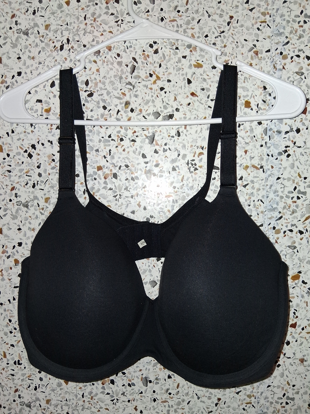 Fruit of the Loom Black Full-Coverage Underwire Bra